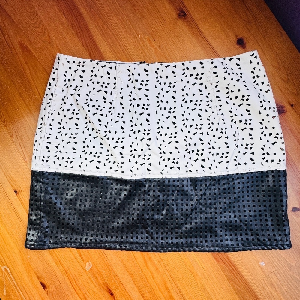 Buytero Pleather mini skirt
